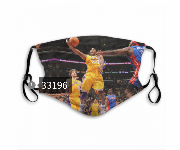 2021 NBA Los Angeles Lakers #24 kobe bryant 33196 Dust mask with filter